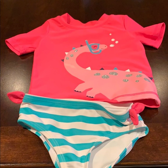 carter's dinosaur swimsuit